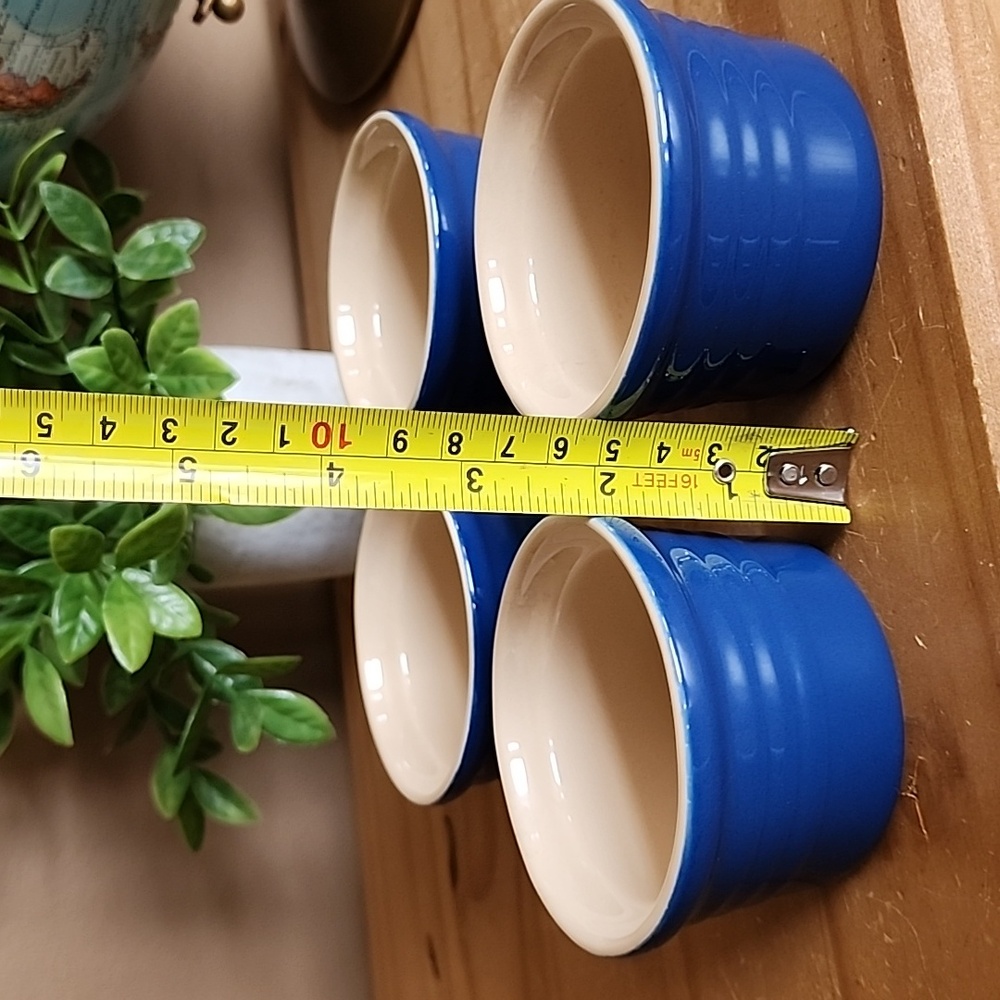 4 Le Creuset Stackable Ramekins Blueberry Color - Picture 15 of 16